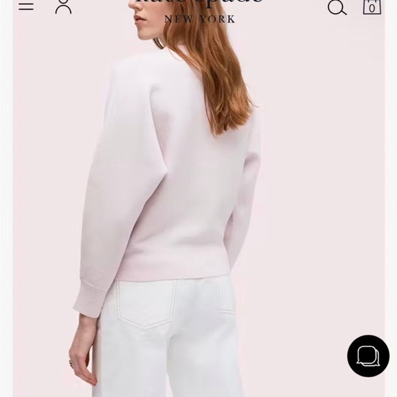 Kate Spade Graphic Intarsia Sweater. - Picture 6 of 7